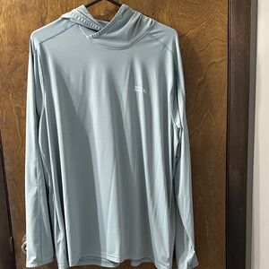 Eddie Bauer Slate Blue Long Sleeve Pullover Hoodie